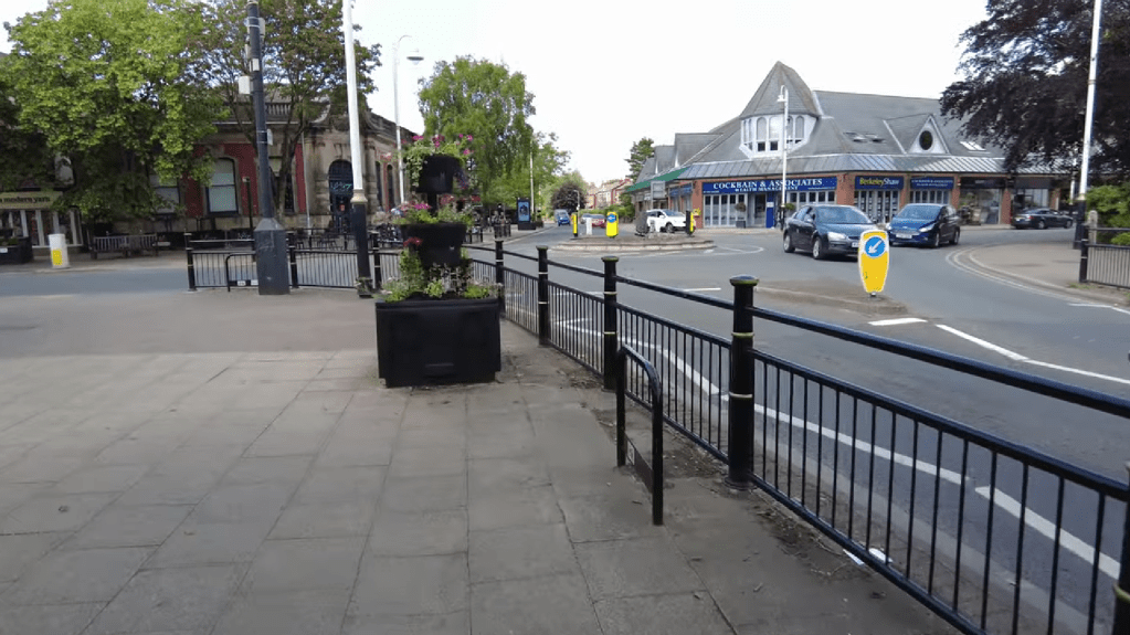 A view of Formby town centre.
