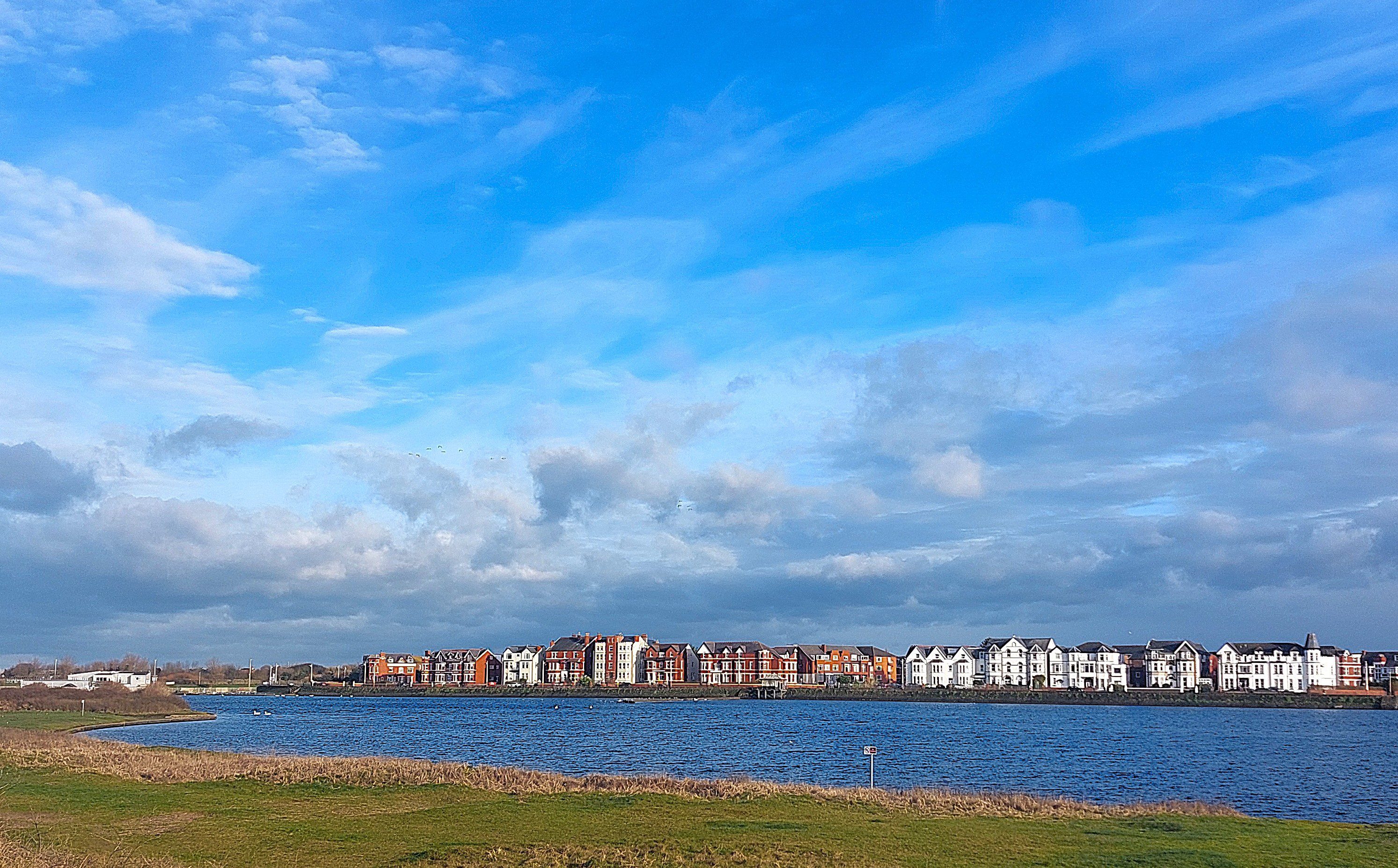A view across the Southport Marine Lake